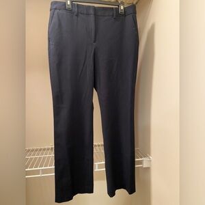 Navy blue Talbots Barely Boot heavyweight dress pants size 14